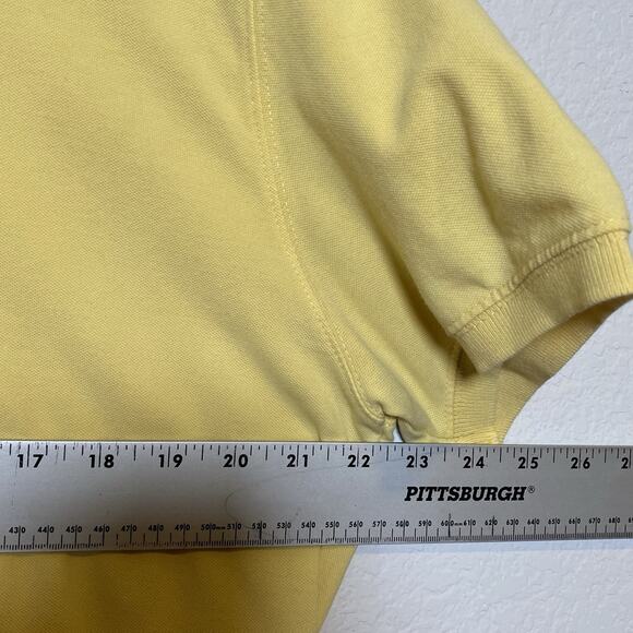 Carhartt Buttery Yellow Polo Womens XL Preppy Casual Classic Relaxed Outdoor Rug - Picture 3 of 9